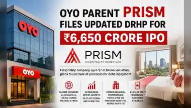 OYO Parent PRISM Files ₹6,650 Crore IPO Papers with SEBI