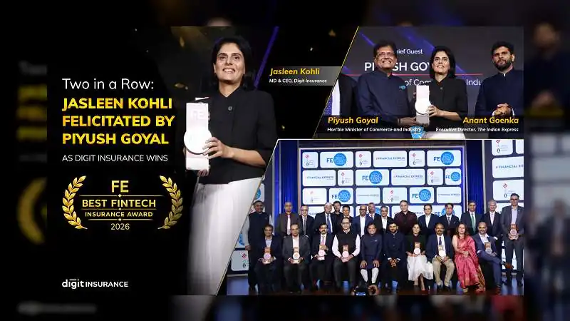 Digit Insurance Wins Best Fintech Award at FE Best Banks 2026