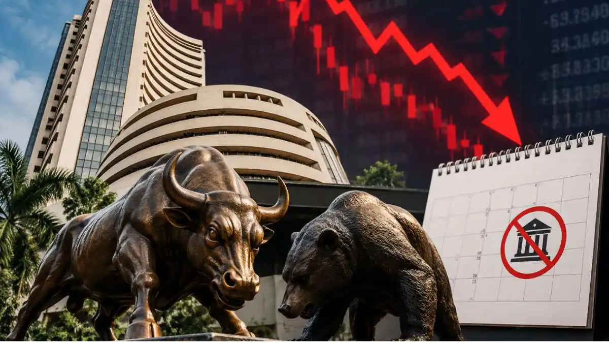 Market Holiday Seals 8th Straight Weekly Loss for Sensex, Nifty