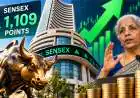 Sensex Jumps 1,109 Points as FM Opens Door to LTCG, STT Talks