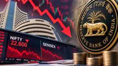 Markets Dip as RBI Rate Decision Looms; Nifty Near 22,600