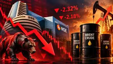 Sensex, Nifty Slide Over 2% as Brent Hits 6-Month High