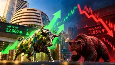 Stock Market Today: Nifty Reclaims 23,000 as IT Rally Returns, but Smallcaps Crash 1.85%